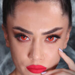 iconic red Color Lens Party Series