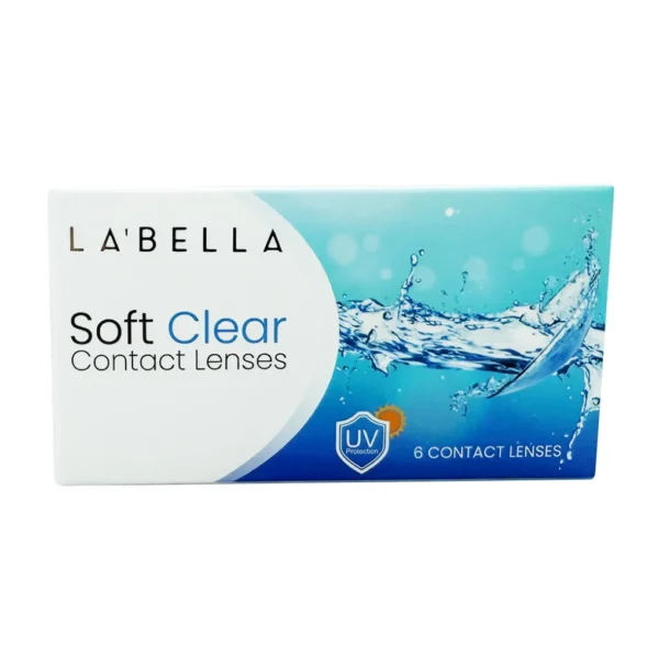 Labella Soft Clear Prescription Transparent Monthly Lens