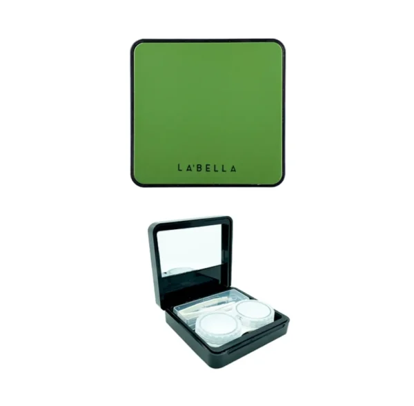 Green Color Magnetic Lens Case Square Box