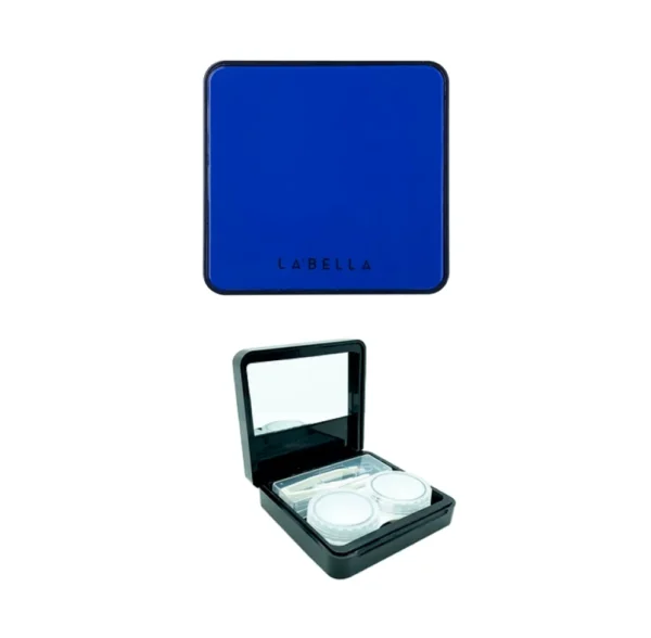 Navy Blue Color Magnetic Lens Case Square Box