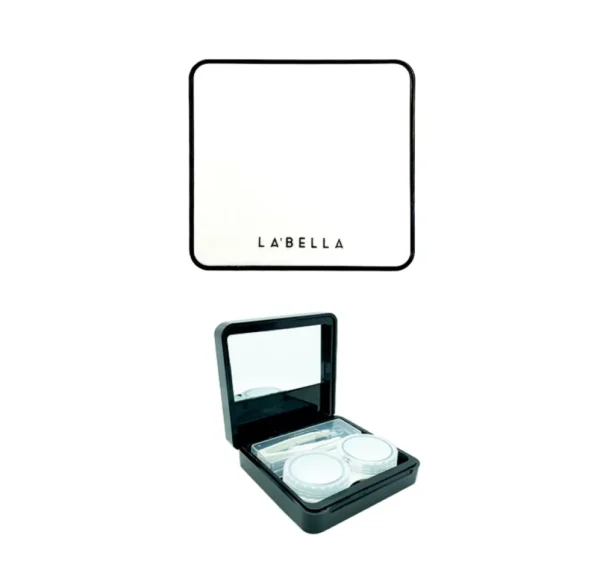 White Color Magnetic Lens Case Square Box