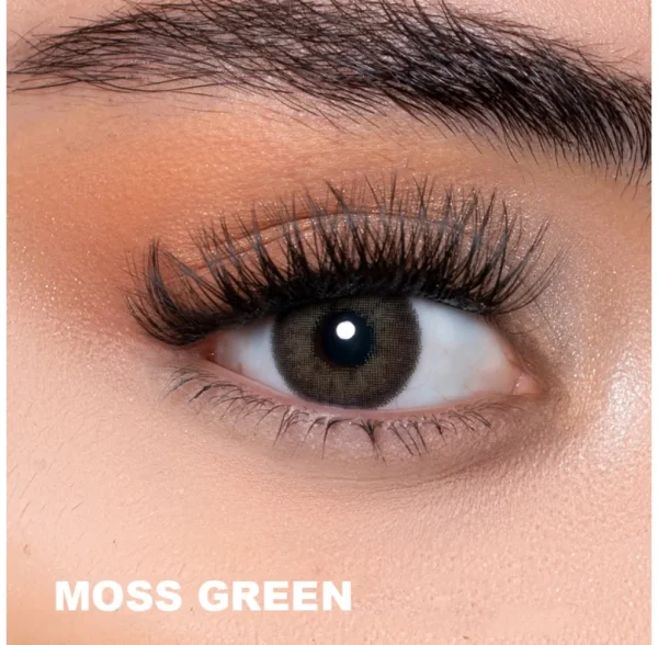 Fxeyes moss green Yearly Lenses