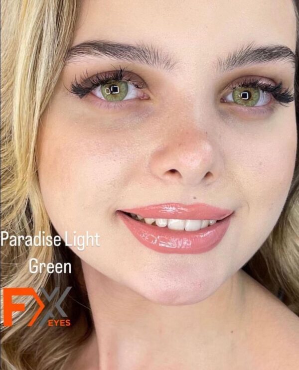 Fxeyes Paradise Light Green Yearly Lenses - Image 2