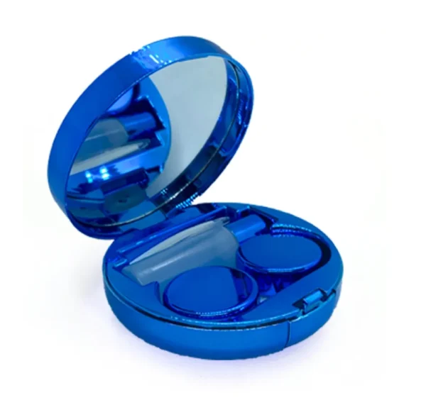 Navy Blue Color Compass Lens Case - Image 3