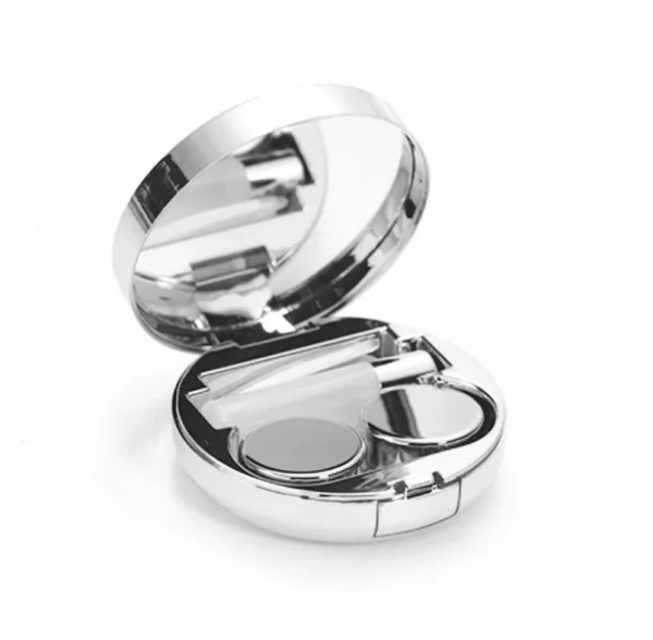 Silver Color Compass Lens Case - Image 3