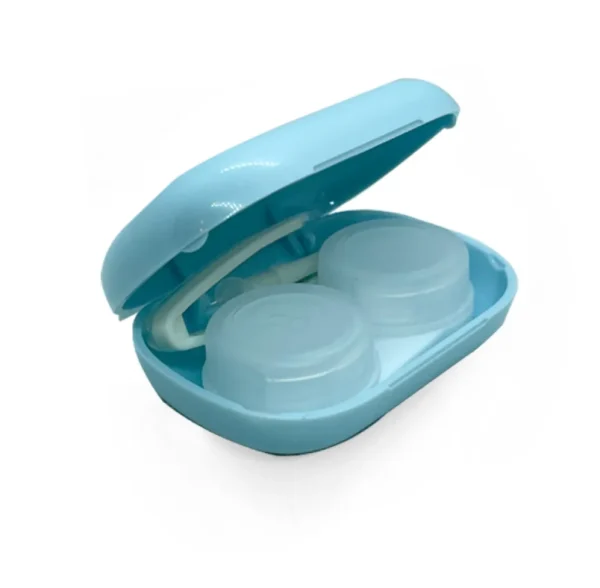 Soft Clear Blue Color Lens Case - Image 3